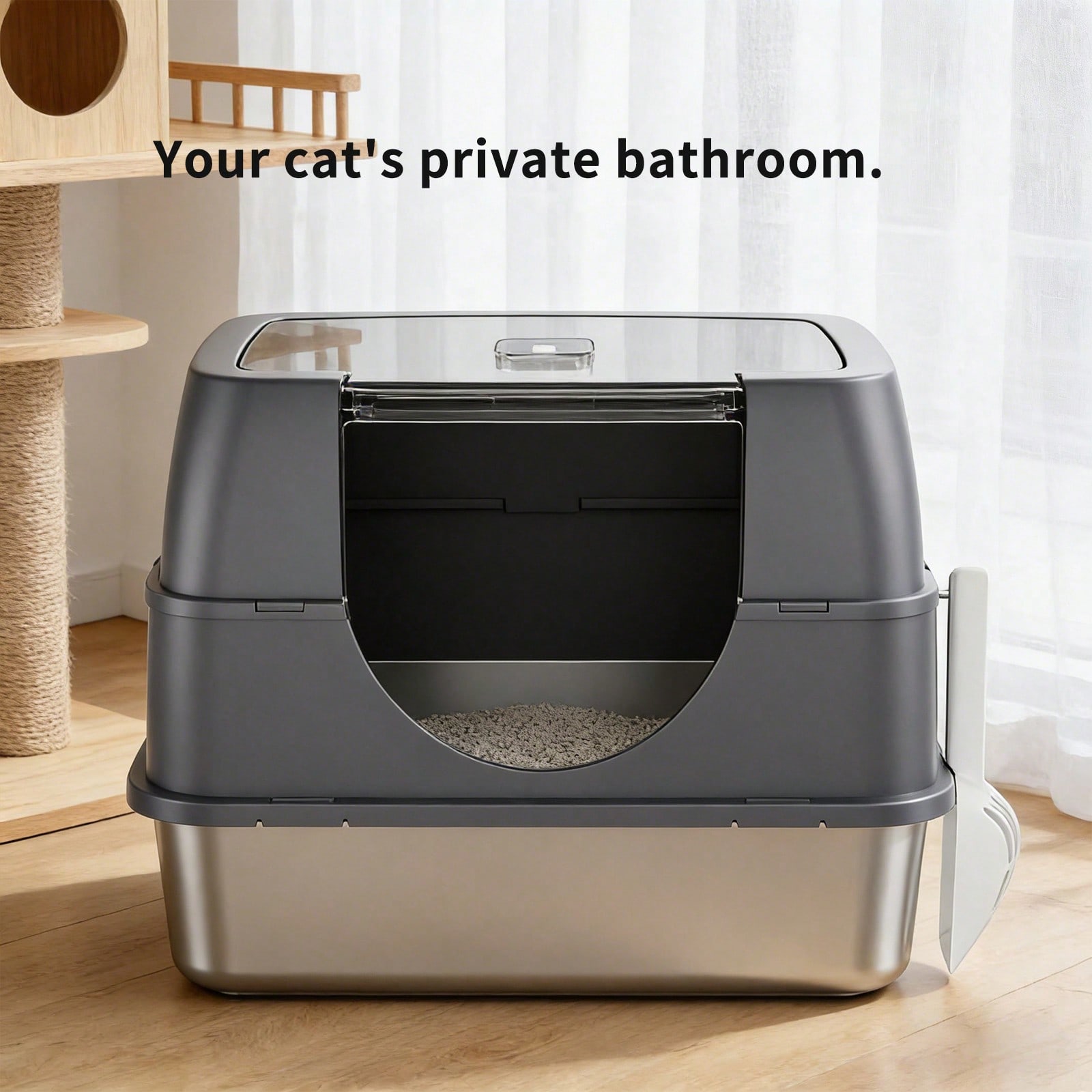 Cat Litter Mat - Extra Large Stainless Steel Litter Box