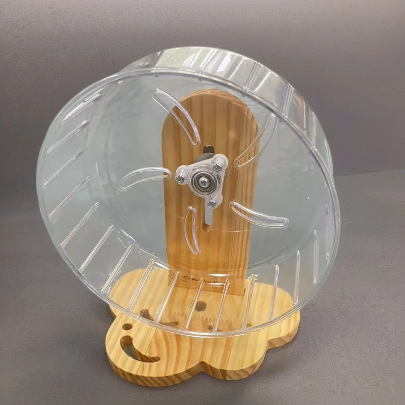 Hamster Cage Wheel - Hamster Running Wheel Silent Transparent With