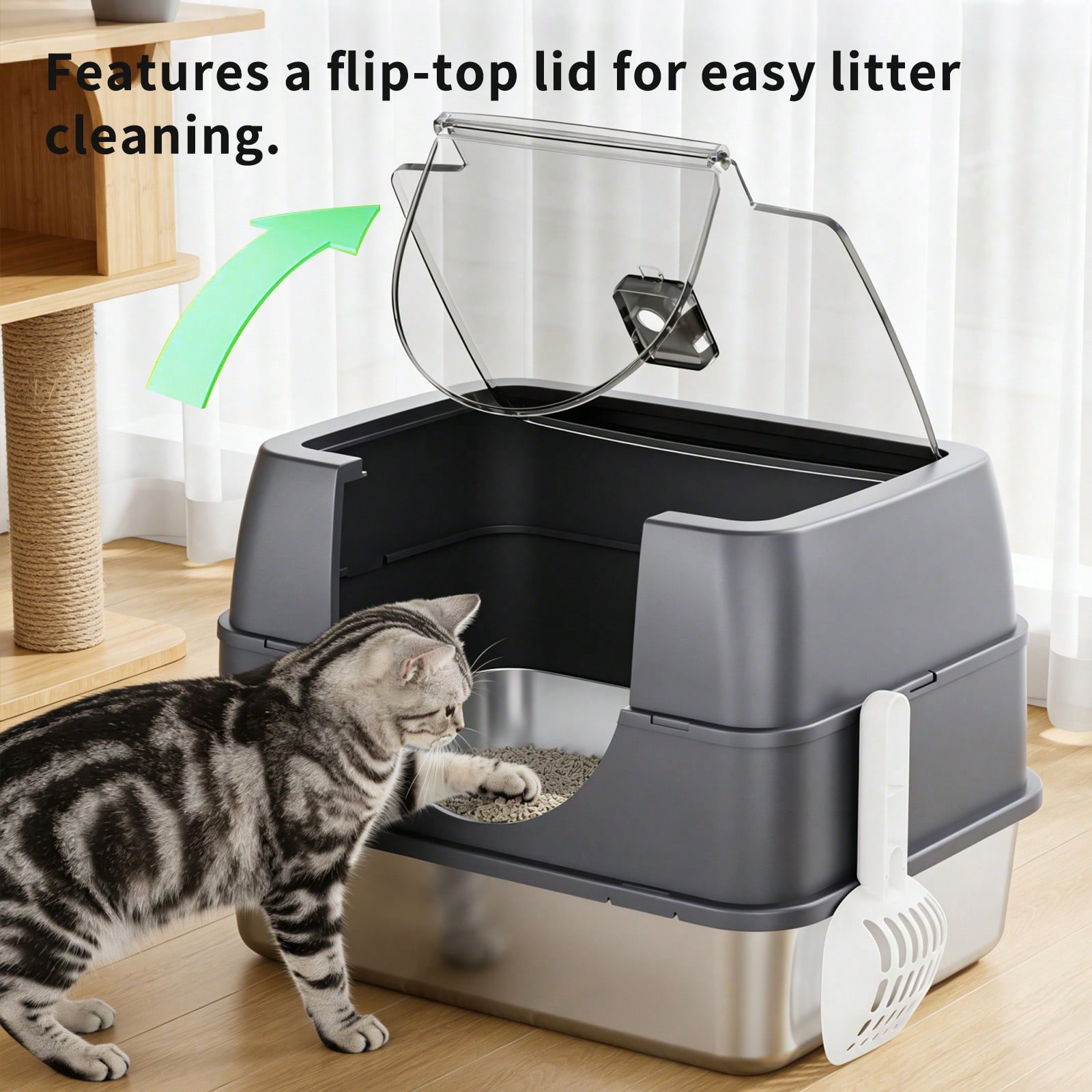 Extra Large Stainless Steel Li - Cat Litter Mat recension och pris