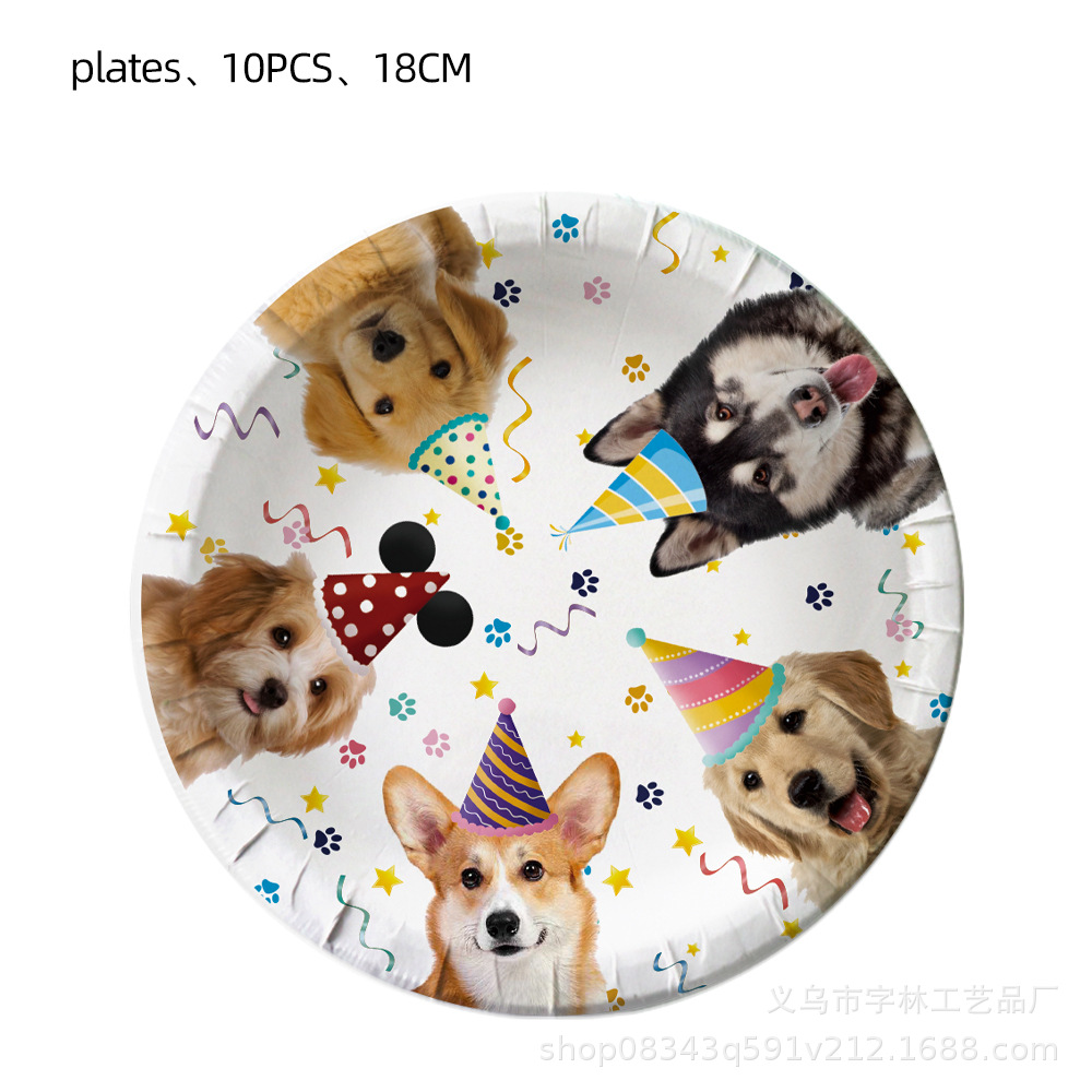 Pet Dog Party Plates Cup Napki - Pet Supplies Nz recension och pris