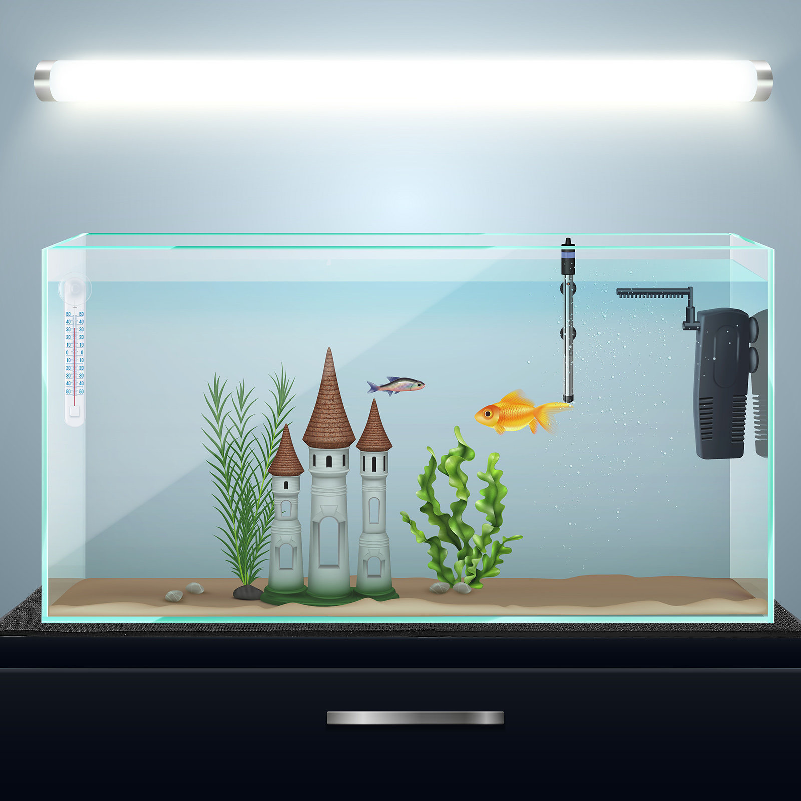 Premium Thick Aquarium Pad Fis - Cat Litter Mat recension och pris