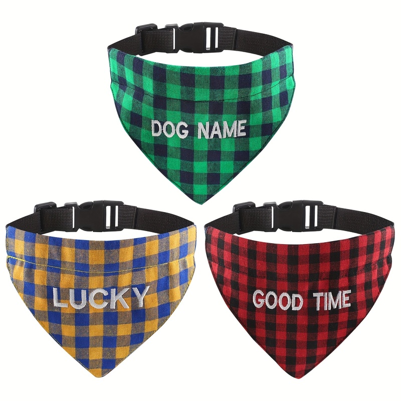 Personalized Embroidered Pet B - Dog Bandana Scarf recension och pris
