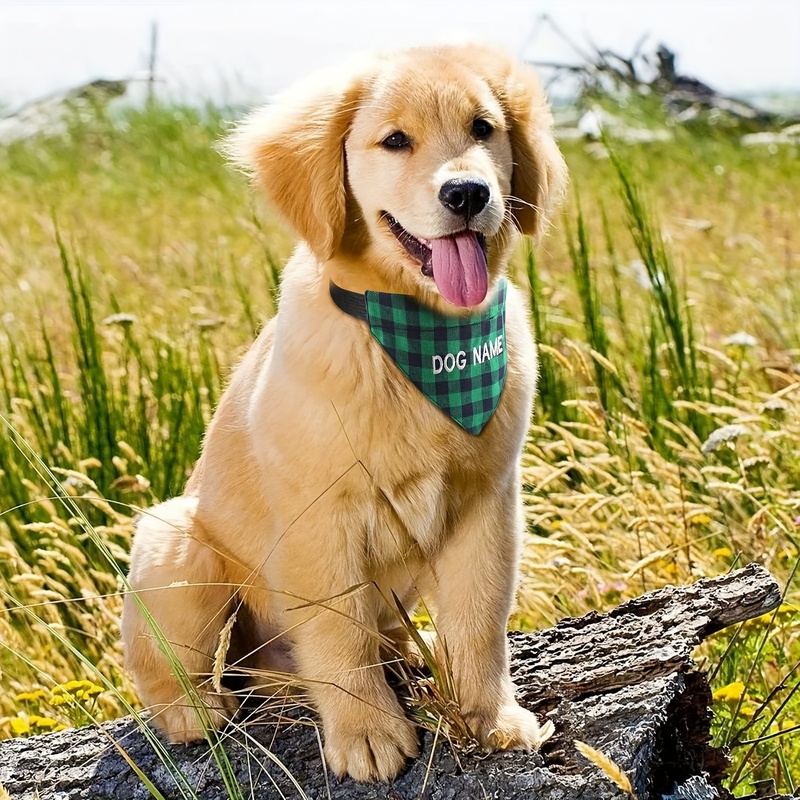Personalized Embroidered Pet B - Dog Bandana Scarf recension och pris