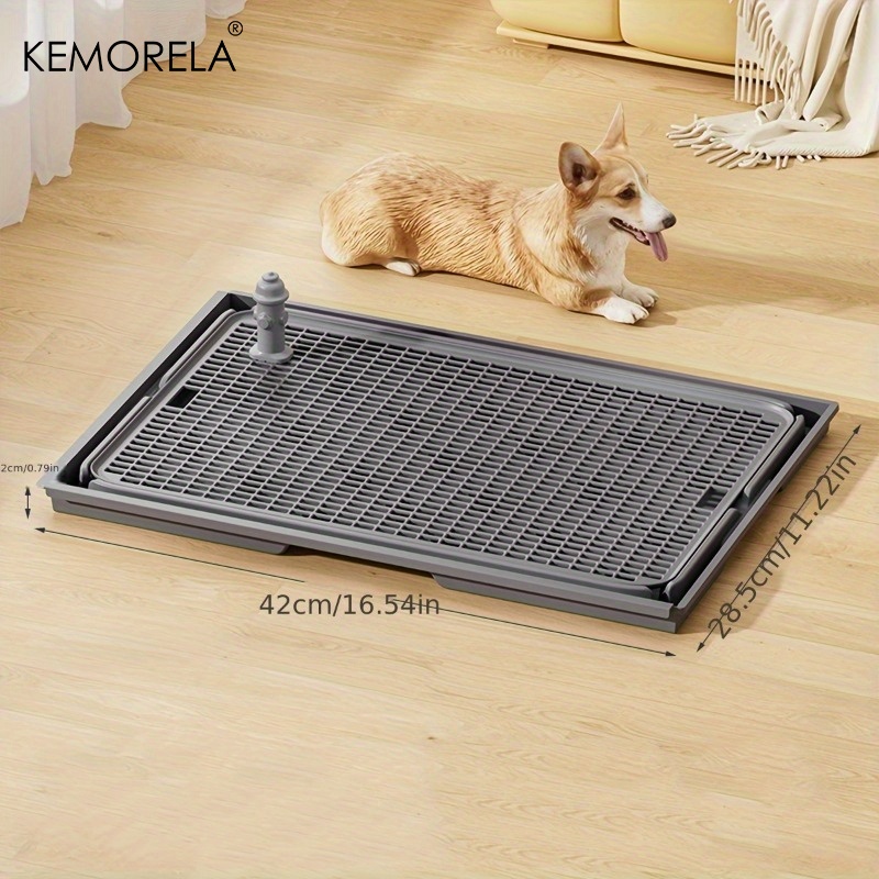 KEMORELA 2-in-1 Dog Potty Tray - Cat Litter Mat recension och pris