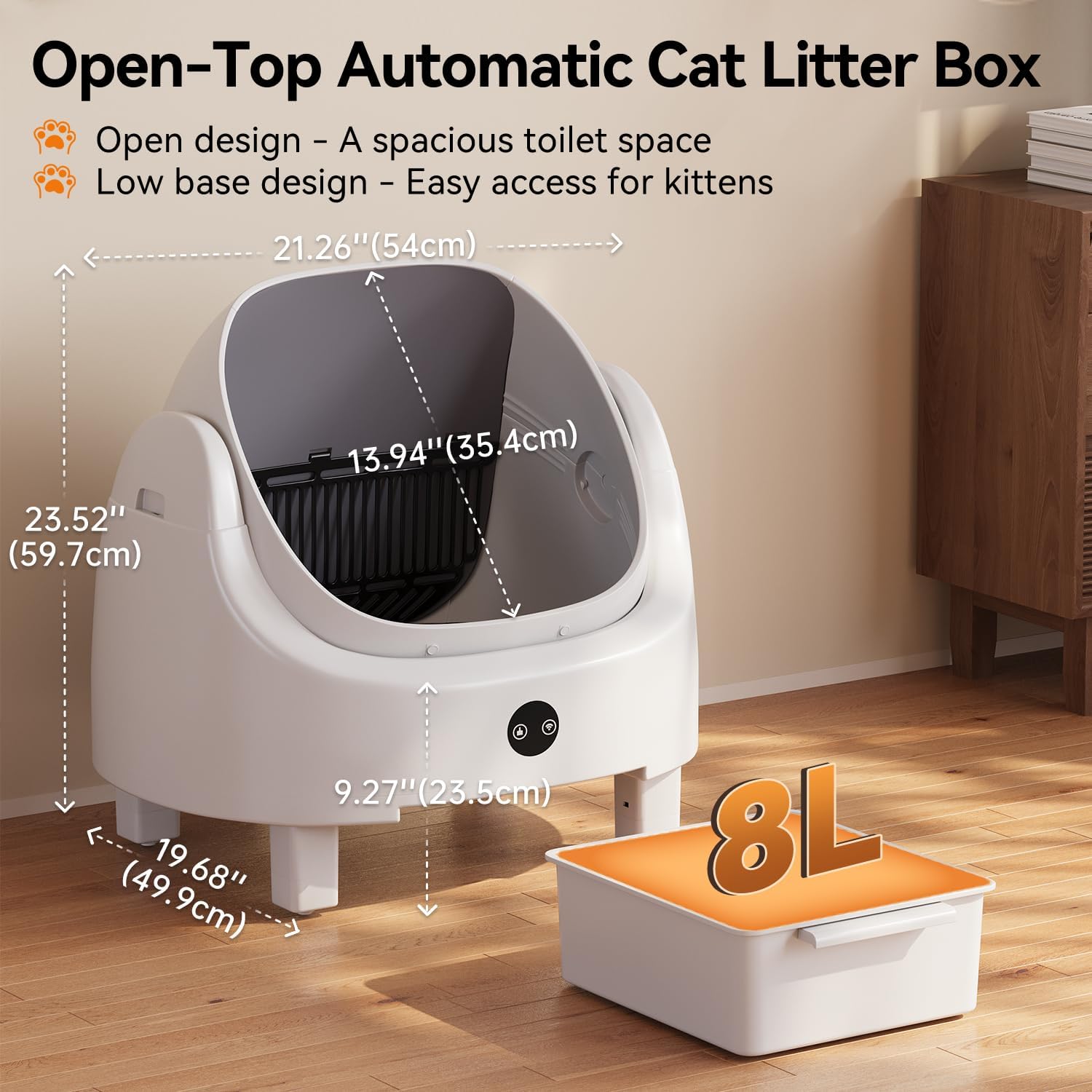 Aoxun Automatic Self Cleaning  - Cat Litter Mat recension och pris