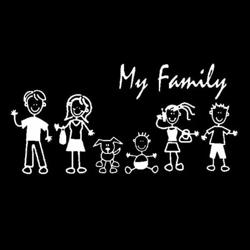Car Sticker Family Stick Figur - Pet Supplies Nz recension och pris