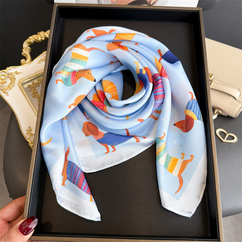 Fashion Wiener Dog Print Banda - Dog Bandana Scarf recension och pris