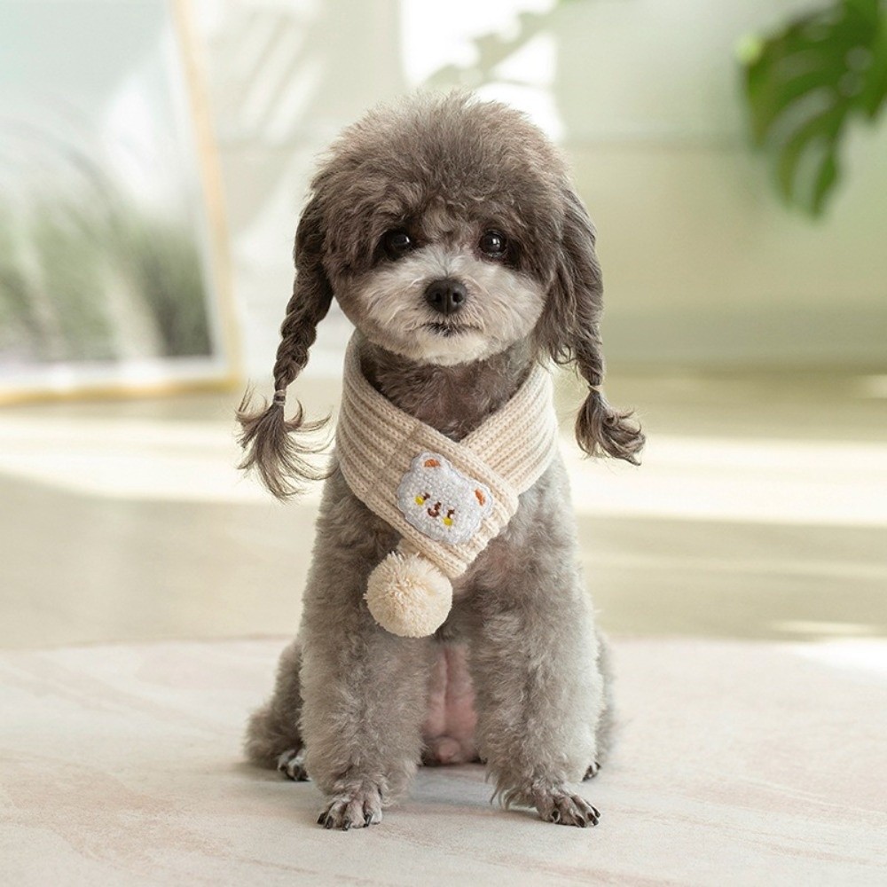 Christmas Dog Knitted Scarf Co - Dog Bandana Scarf recension och pris