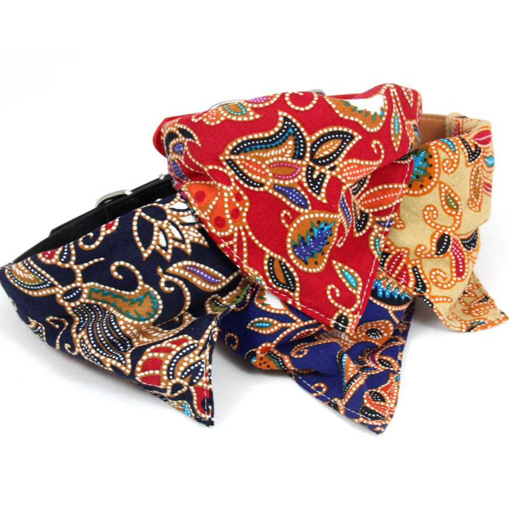 2 Pcs Chic Cat Accessories Tri - Dog Bandana Scarf recension och pris